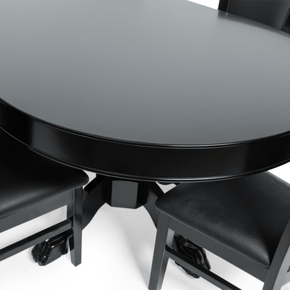 BBO Poker Tables - 3 - Leaf Oval Dining Top for Rockwell & Elite Poker Tables - Elite Man Cave