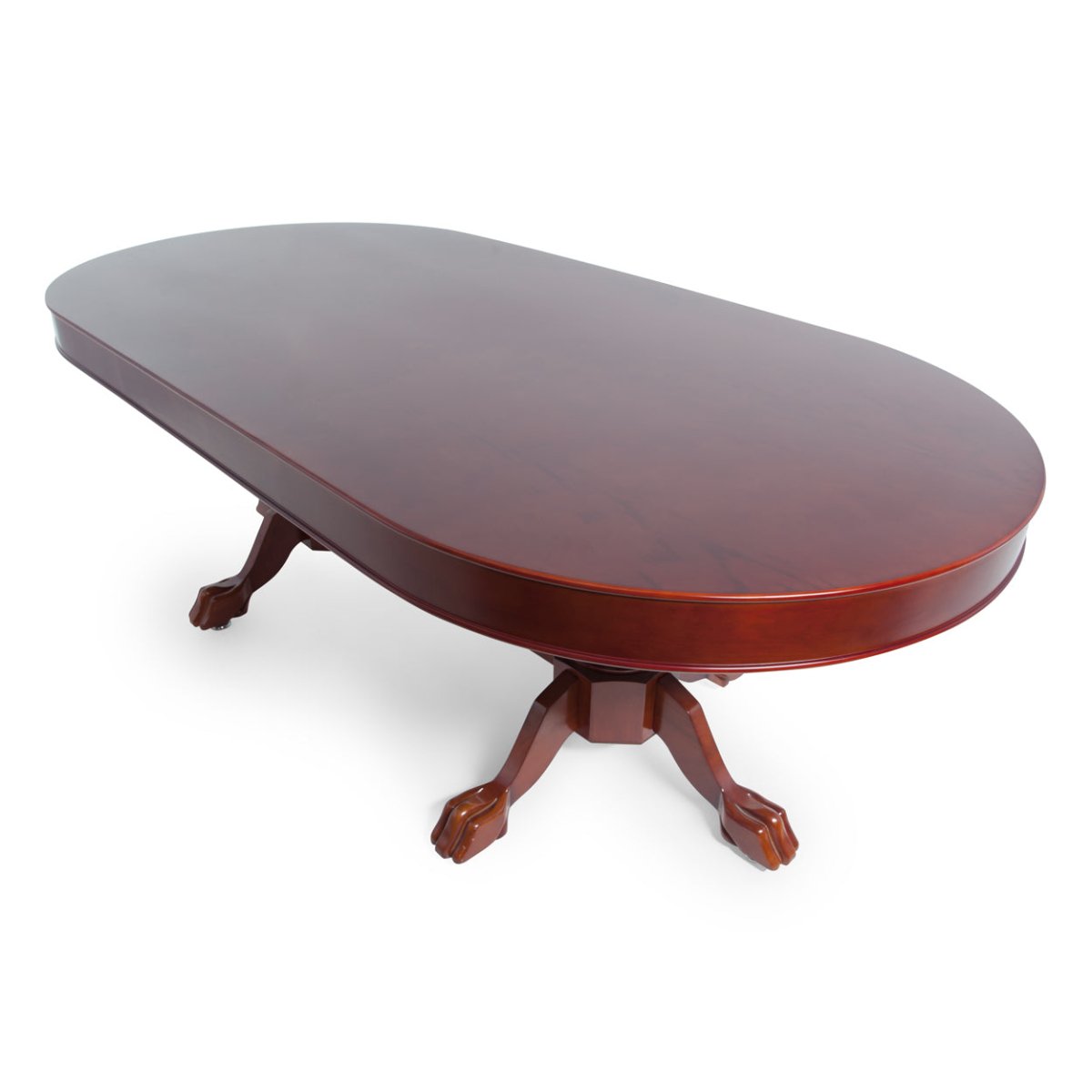 BBO Poker Tables - 3 - Leaf Oval Dining Top for Rockwell & Elite Poker Tables - Elite Man Cave