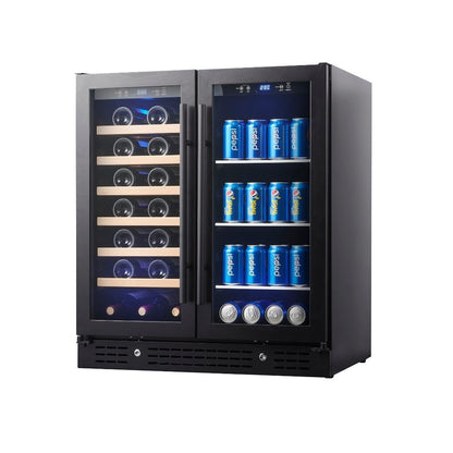 KingsBottle - 30" Combination Beverage and Wine Cooler Combo - Elite Man Cave