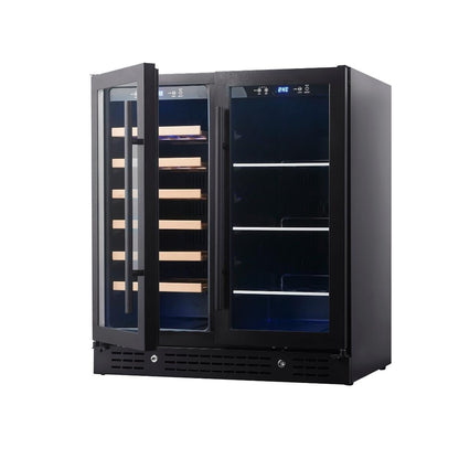 KingsBottle - 30" Combination Beverage and Wine Cooler Combo - Elite Man Cave