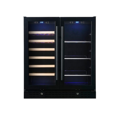 KingsBottle - 30" Combination Beverage and Wine Cooler Combo - Elite Man Cave
