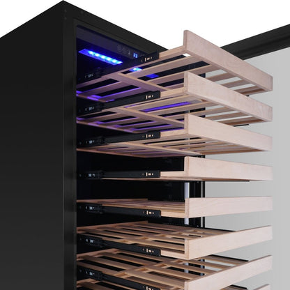 KingsBottle - 48" Upright Wine & Beverage Cooler Combo - Elite Man Cave