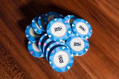 BBO Poker Tables - Classic Casino Poker Chips - Elite Man Cave