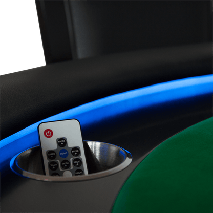 BBO Poker Tables - Ginza LED Round Poker Table - Elite Man Cave