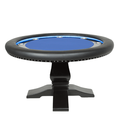 BBO Poker Tables - Ginza LED Round Poker Table - Elite Man Cave