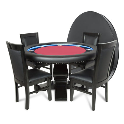 BBO Poker Tables - Ginza LED Round Poker Table - Elite Man Cave