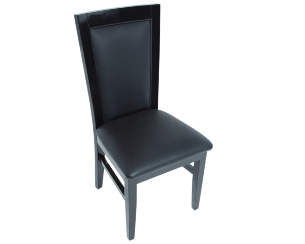 BBO Poker Tables - Luxury Dining Style Poker Chair with Solid Oak and Leather Upholstery - Elite Man Cave