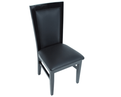 BBO Poker Tables - Luxury Dining Style Poker Chair with Solid Oak and Leather Upholstery - Elite Man Cave