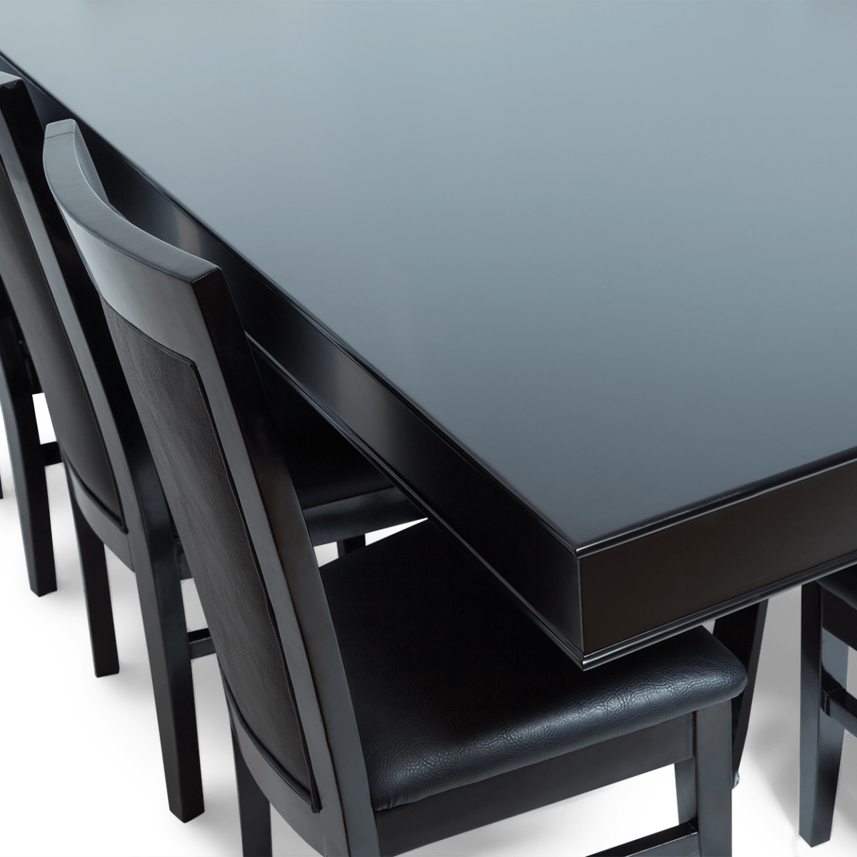 BBO Poker Tables - Luxury Dining Style Poker Chair with Solid Oak and Leather Upholstery - Elite Man Cave