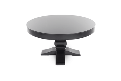 BBO Poker Tables - Round Dining Top for Ginza LED Poker Table – Black Gloss Finish - Elite Man Cave