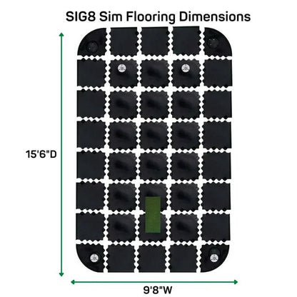 The Indoor Golf Shop - SIGPRO Golf Simulator Flooring - Elite Man Cave