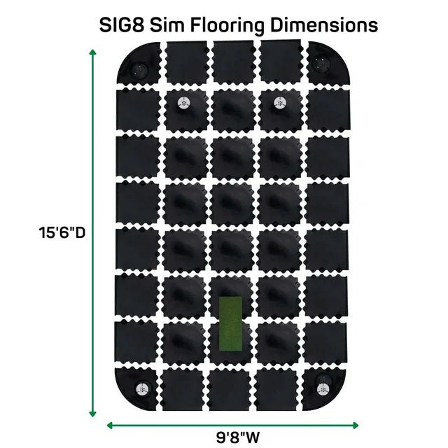 The Indoor Golf Shop - SIGPRO Golf Simulator Flooring - Elite Man Cave