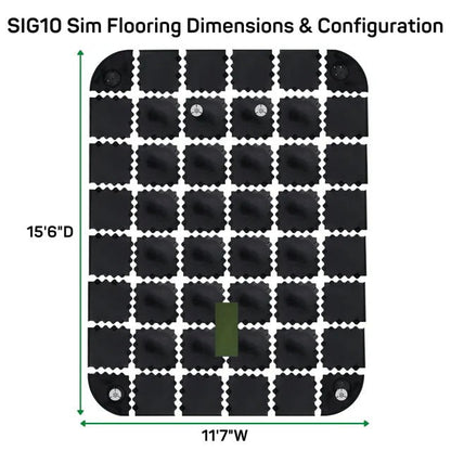 The Indoor Golf Shop - SIGPRO Golf Simulator Flooring - Elite Man Cave