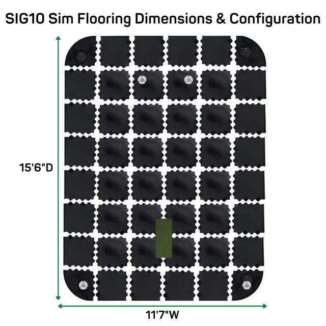 The Indoor Golf Shop - SIGPRO Golf Simulator Flooring - Elite Man Cave