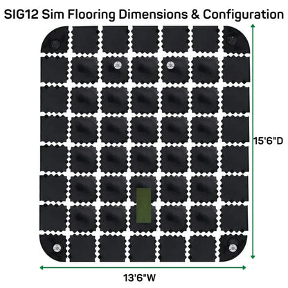 The Indoor Golf Shop - SIGPRO Golf Simulator Flooring - Elite Man Cave