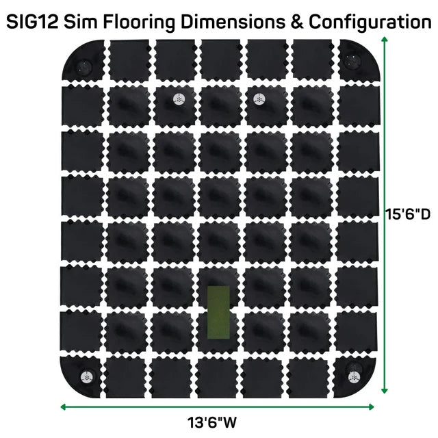 The Indoor Golf Shop - SIGPRO Golf Simulator Flooring - Elite Man Cave