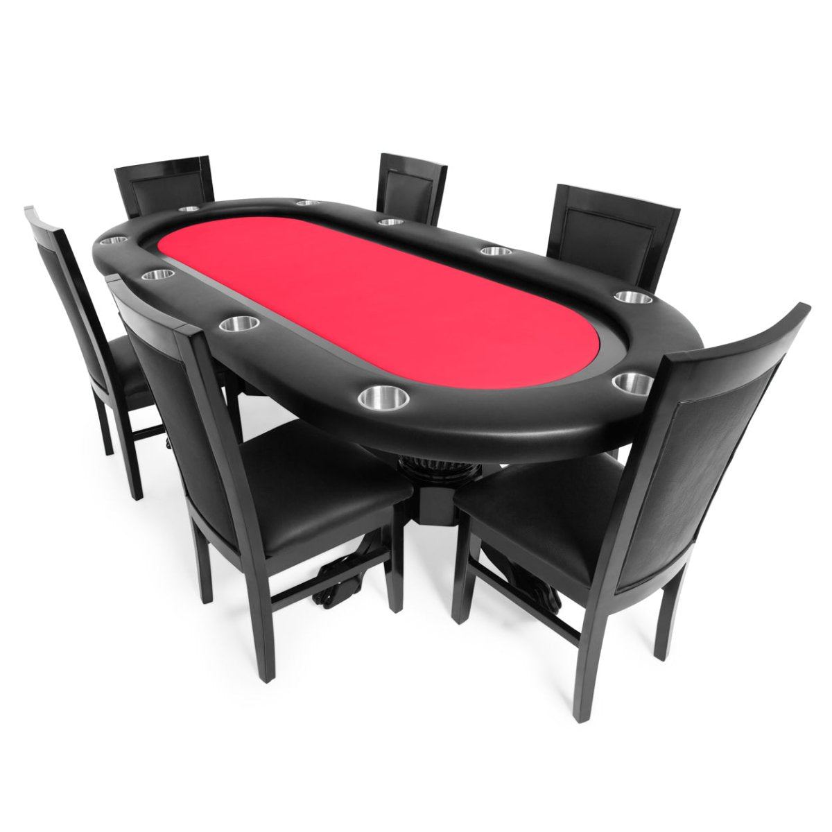 BBO Poker Tables - The Elite Poker Table with Black Racetrack - Elite Man Cave