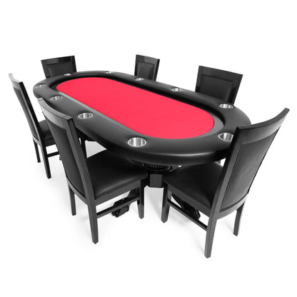 BBO Poker Tables - The Elite Poker Table with Black Racetrack - Elite Man Cave