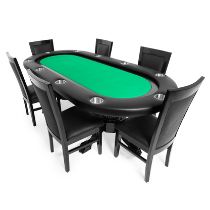 BBO Poker Tables - The Elite Poker Table with Black Racetrack - Elite Man Cave