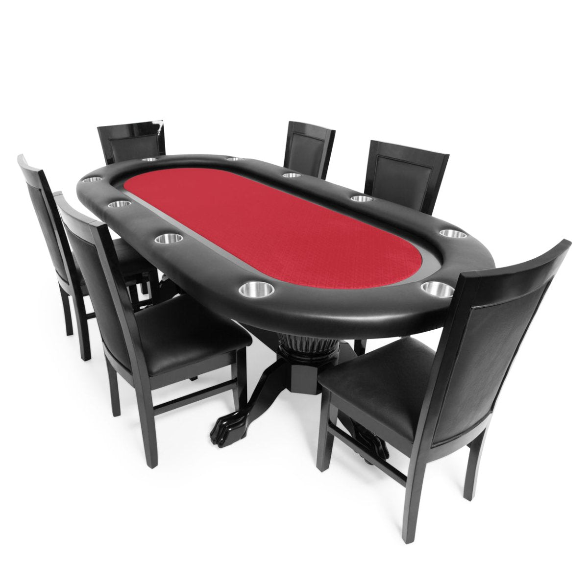 BBO Poker Tables - The Elite Poker Table with Black Racetrack - Elite Man Cave