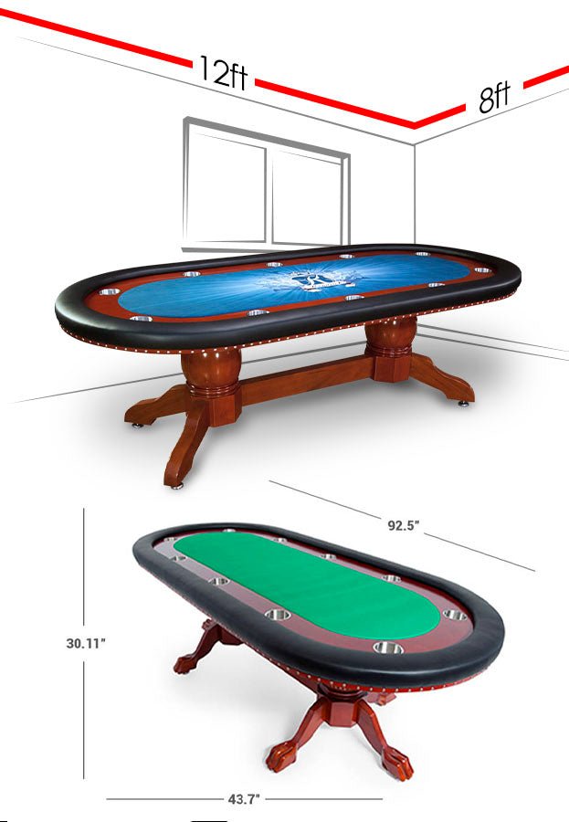 BBO Poker Tables - The Rockwell Poker Table - Elite Man Cave