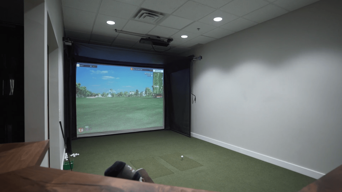 The SportScreen - Vanish 11 Retractable Golf Enclosure - Elite Man Cave