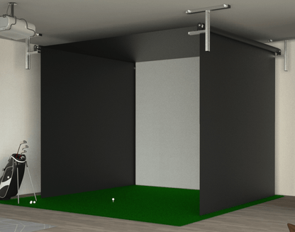 The SportScreen - Vanish 11 Retractable Golf Enclosure - Elite Man Cave