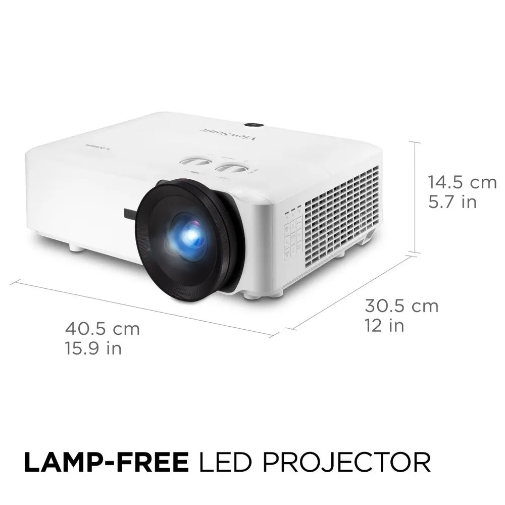 ViewSonic - ViewSonic LS921WU - 6000 Lumens WUXGA Short Throw Laser Projector with Dual HDMI - Elite Man Cave