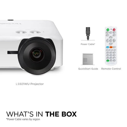 ViewSonic - ViewSonic LS921WU - 6000 Lumens WUXGA Short Throw Laser Projector with Dual HDMI - Elite Man Cave